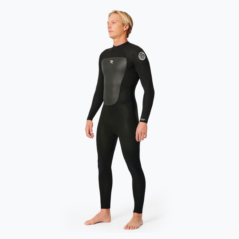 Pianka do pływania męska Rip Curl Omega 3/2 mm Back Zip black 2