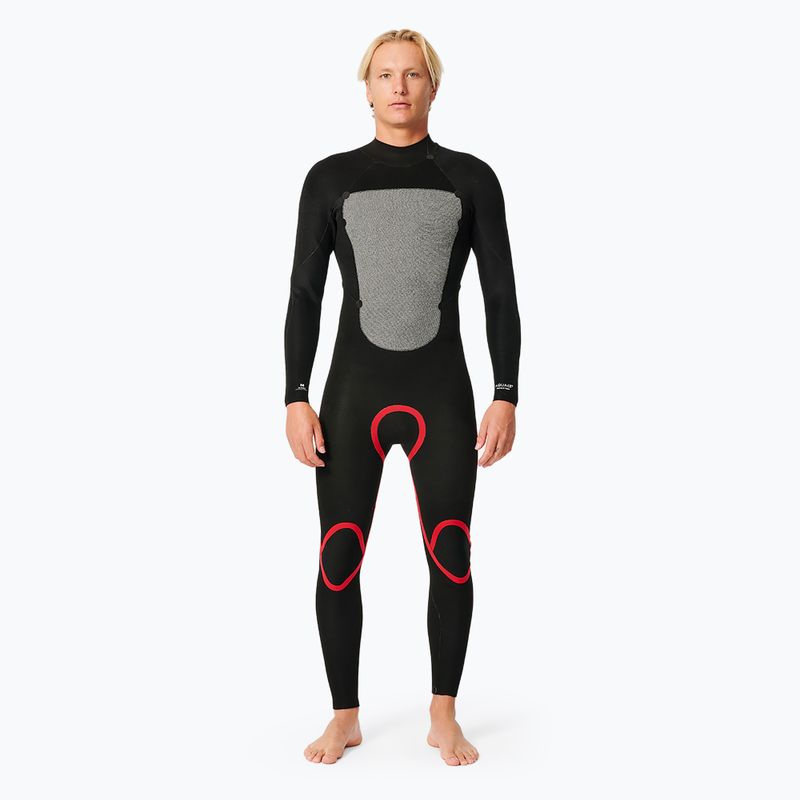 Pianka do pływania męska Rip Curl Omega 3/2 mm Back Zip black 4