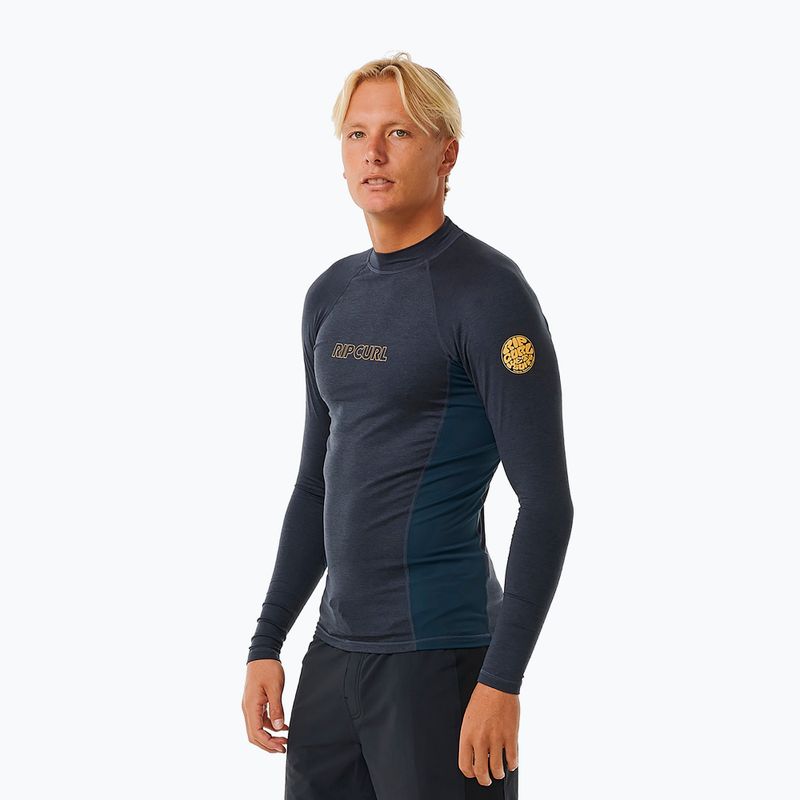 Longsleeve do pływania męski Rip Curl Dawn Patrol UPF Performance navy marle 4