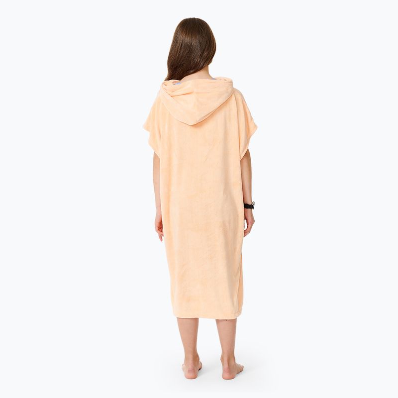 Ponczo dziecięce Rip Curl Classic Surf Hooded peach 3