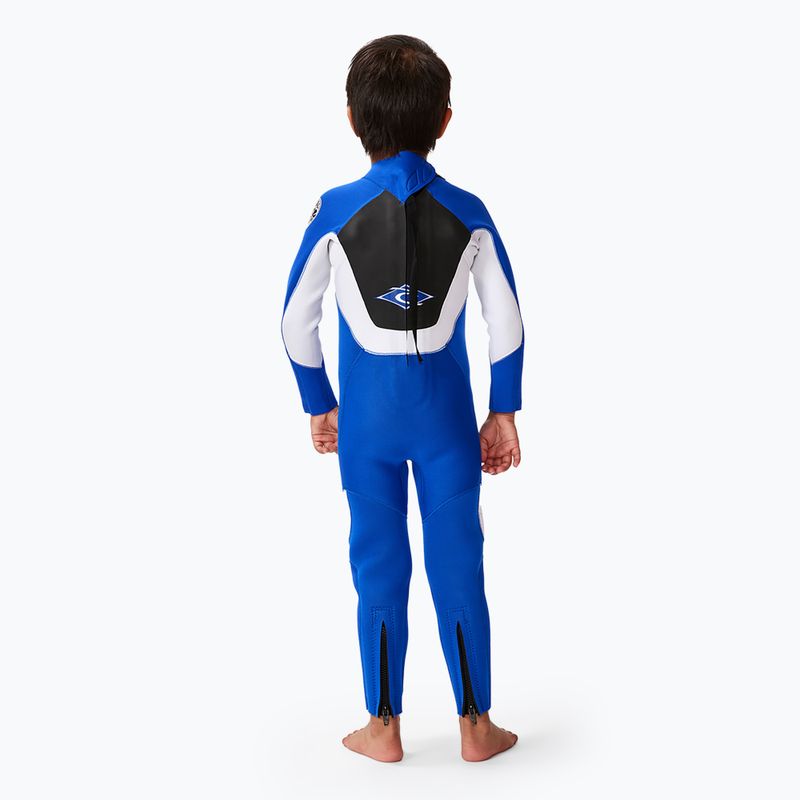 Pianka do pływania dziecięca Rip Curl Groms Omega 3/2 mm Back Zip blue 2