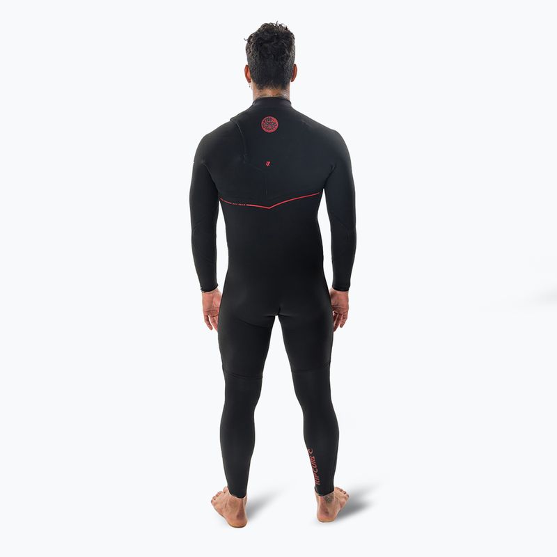 Pianka do pływania męska Rip Curl Flashbomb Fusion 4/3 mm Zip Free black 2