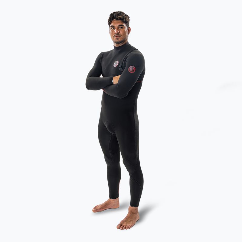Pianka do pływania męska Rip Curl Flashbomb Fusion 4/3 mm Zip Free black 3