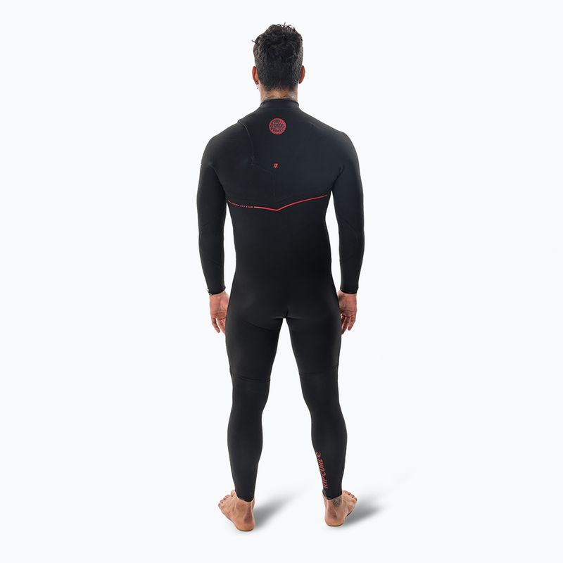 Pianka do pływania męska Rip Curl Flashbomb Fusion 3/2 mm Zip Free black 2