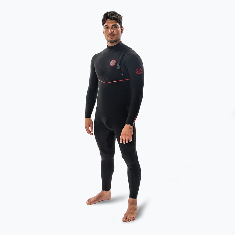 Pianka do pływania męska Rip Curl Flashbomb Fusion 3/2 mm Zip Free black 3