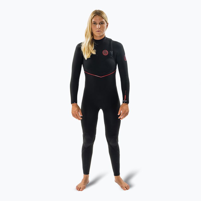Pianka do pływania damska Rip Curl Flashbomb Fusion 3/2 mm Zip Free black