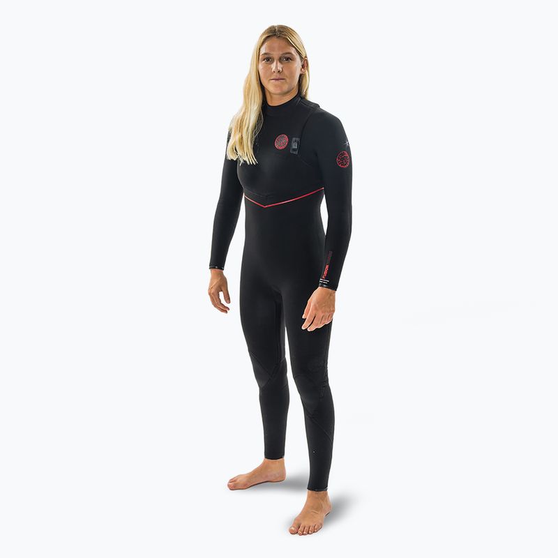 Pianka do pływania damska Rip Curl Flashbomb Fusion 3/2 mm Zip Free black 3