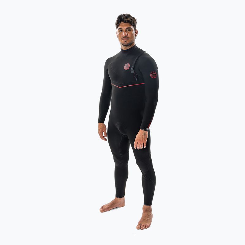 Pianka do pływania męska Rip Curl Flashbomb Fusion 5/3mm Zip Free black 3