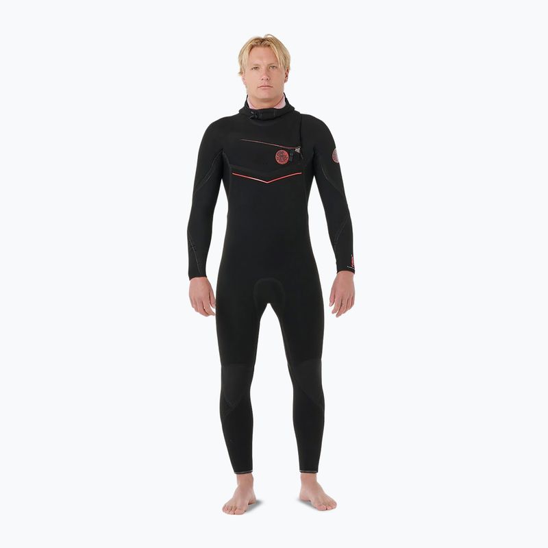 Pianka do pływania męska Rip Curl Flashbomb Fusion 5/3mm Zip Free black
