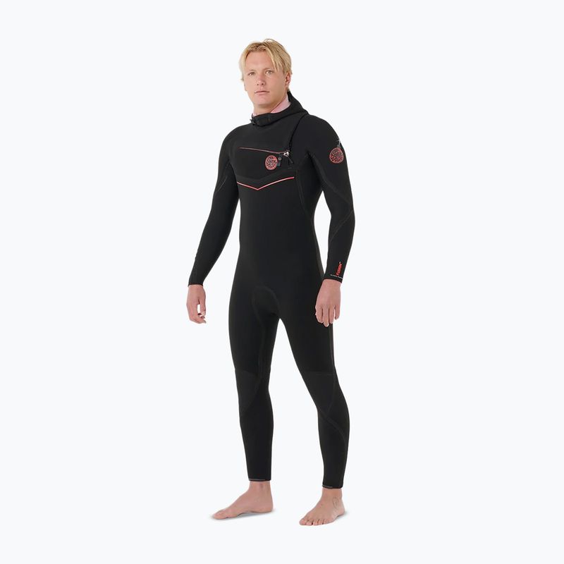 Pianka do pływania męska Rip Curl Flashbomb Fusion 5/3mm Zip Free black 3