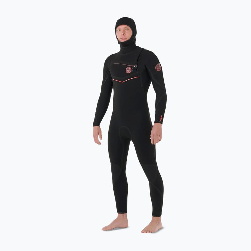Pianka do pływania męska Rip Curl Flashbomb Fusion 5/3mm Zip Free black 4