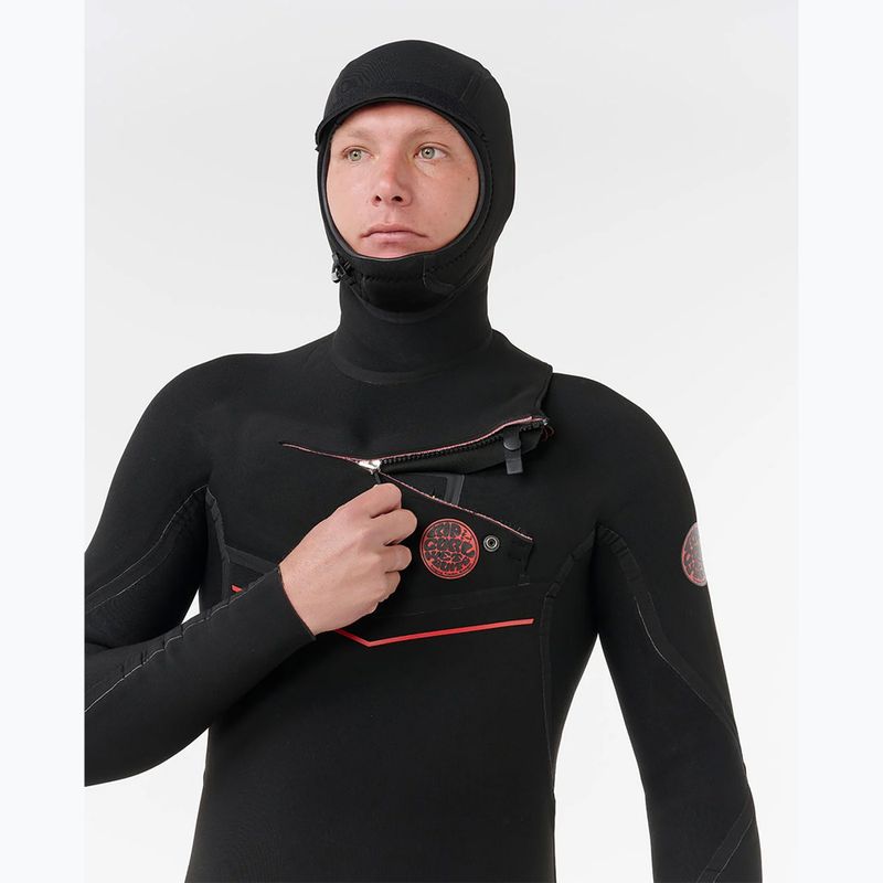 Pianka do pływania męska Rip Curl Flashbomb Fusion 5/3mm Zip Free black 6