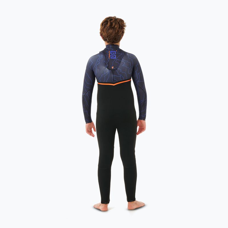 Pianka do pływania dziecięca Rip Curl Flashbomb 4/3 mm Chest Zip purple night 2