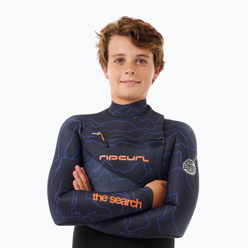 Pianka do pływania dziecięca Rip Curl Flashbomb 4/3 mm Chest Zip purple night 5