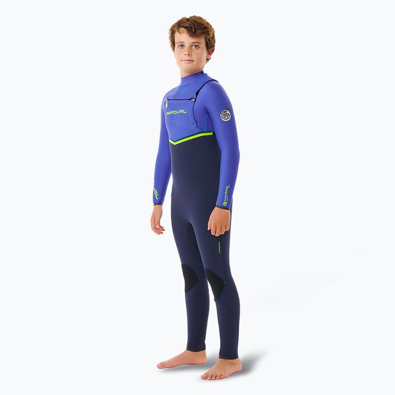 Pianka do pływania dziecięca Rip Curl Flashbomb 4/3 mm Chest Zip wild berry 3
