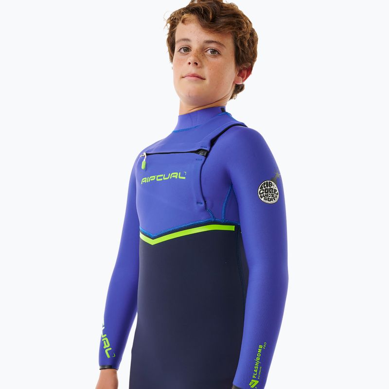 Pianka do pływania dziecięca Rip Curl Flashbomb 4/3 mm Chest Zip wild berry 5