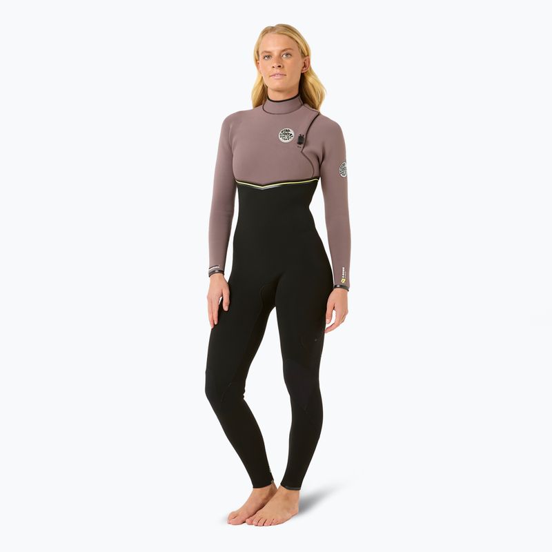 Pianka do pływania damska Rip Curl E-bomb 3/2 mm Zip Free eggplant
