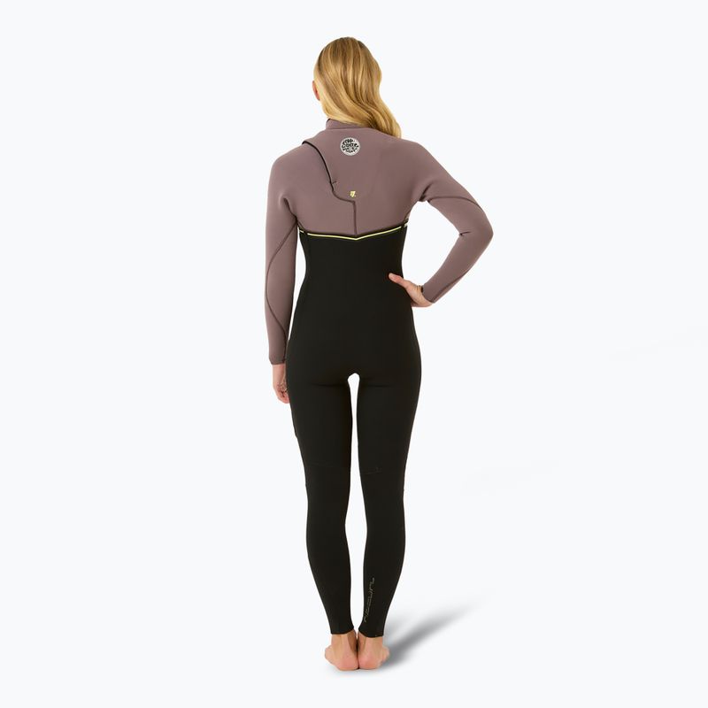 Pianka do pływania damska Rip Curl E-bomb 3/2 mm Zip Free eggplant 2