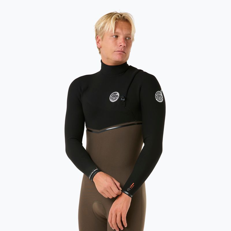 Pianka do pływania męska Rip Curl E Bomb 4/3 mm Zip Free deep rock 4