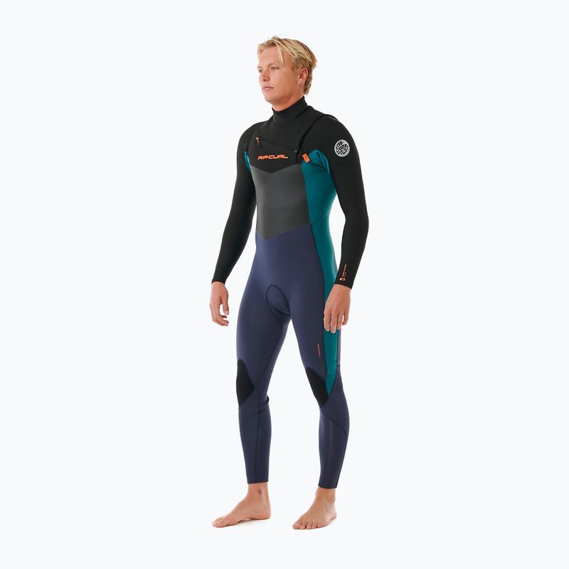 Pianka do pływania męska Rip Curl Dawn Patrol 4/3 mm Chest Zip purple night 3