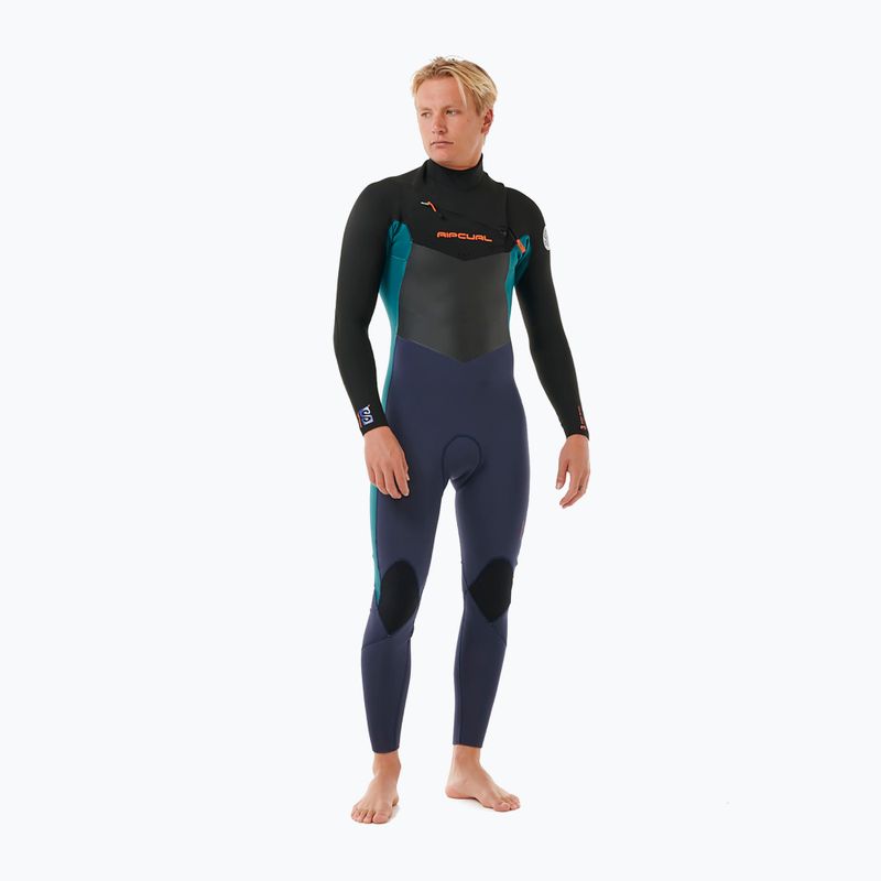 Pianka do pływania męska Rip Curl Dawn Patrol 4/3 mm Chest Zip purple night 4