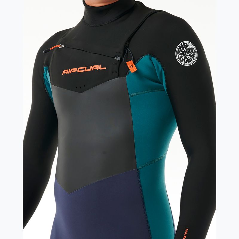 Pianka do pływania męska Rip Curl Dawn Patrol 4/3 mm Chest Zip purple night 5