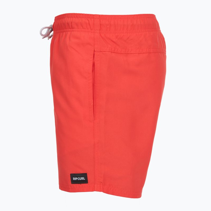 Szorty kąpielowe męskie Rip Curl Offset Volley washed red 3