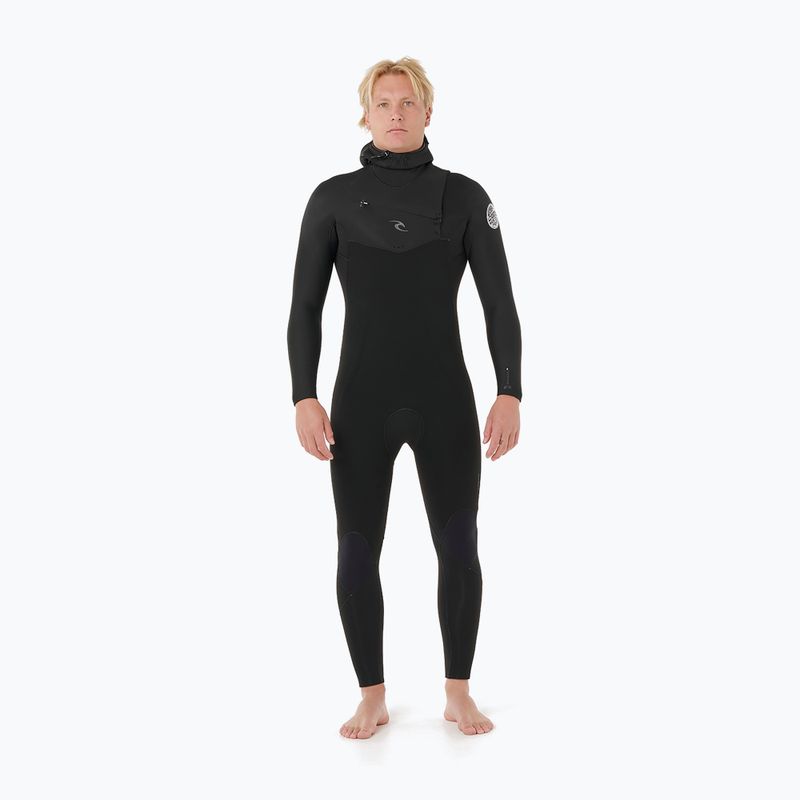 Pianka do pływania męska Rip Curl Dawn Patrol Cz Hood 5/4 mm black 2