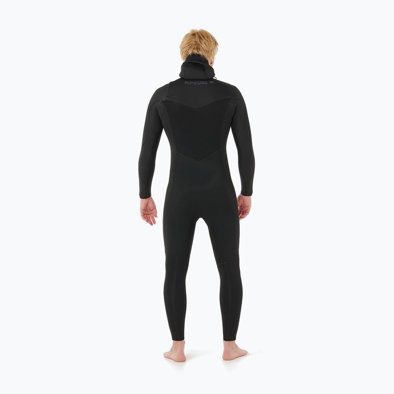 Pianka do pływania męska Rip Curl Dawn Patrol Cz Hood 5/4 mm black 3