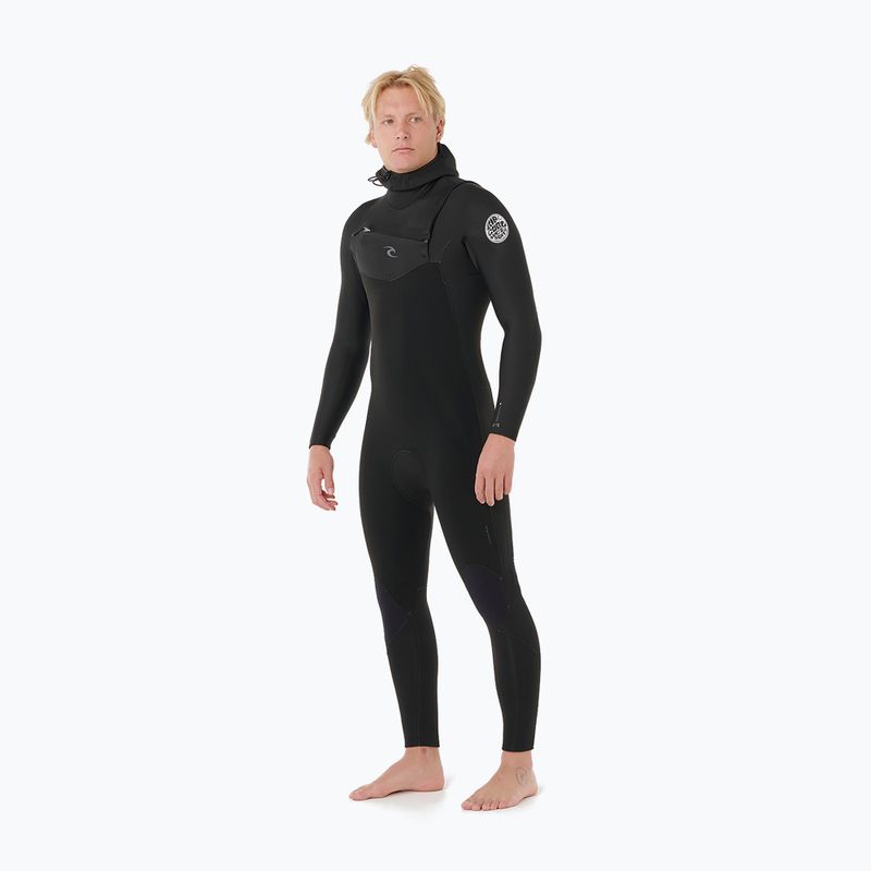 Pianka do pływania męska Rip Curl Dawn Patrol Cz Hood 5/4 mm black 4