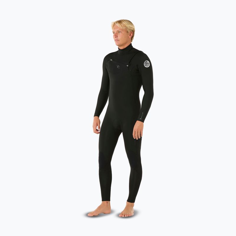 Pianka do pływania męska Rip Curl Dawn Patrol 3/2 mm Chest Zip black 3