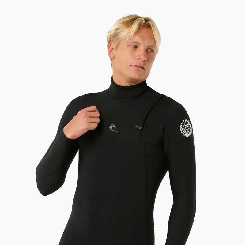 Pianka do pływania męska Rip Curl Dawn Patrol 3/2 mm Chest Zip black 5