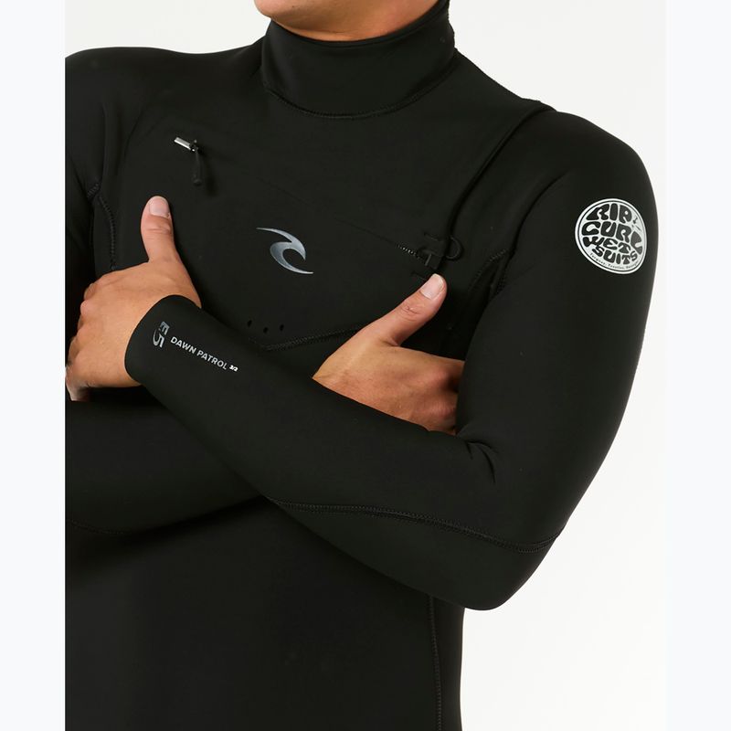 Pianka do pływania męska Rip Curl Dawn Patrol 3/2 mm Chest Zip black 6