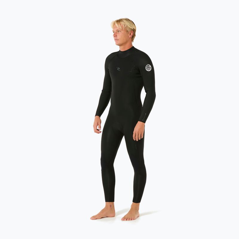 Pianka do pływania męska Rip Curl Dawn Patrol 4/3mm Back Zip black 3