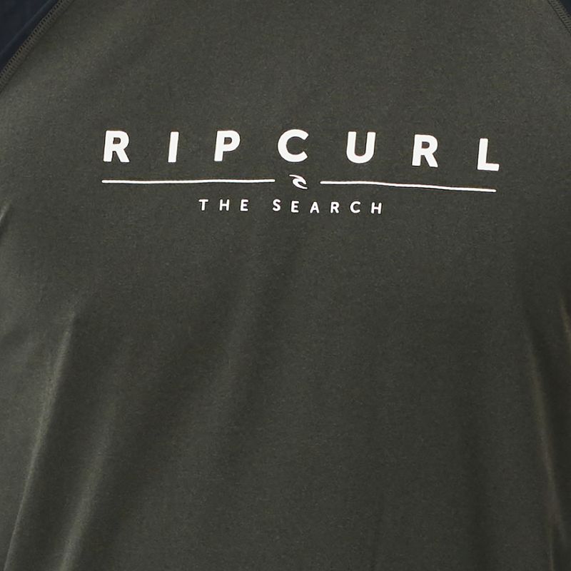 Longsleeve do pływania męski Rip Curl Shockwaves black marled 3
