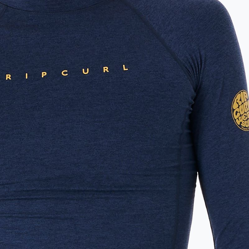 Longsleeve do pływania męski Rip Curl Dawn Patrol Perf navy marle 3