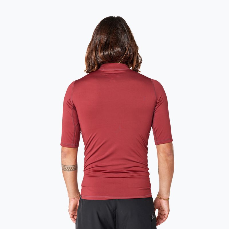 Koszulka do pływania męska Rip Curl Corps maroon 3