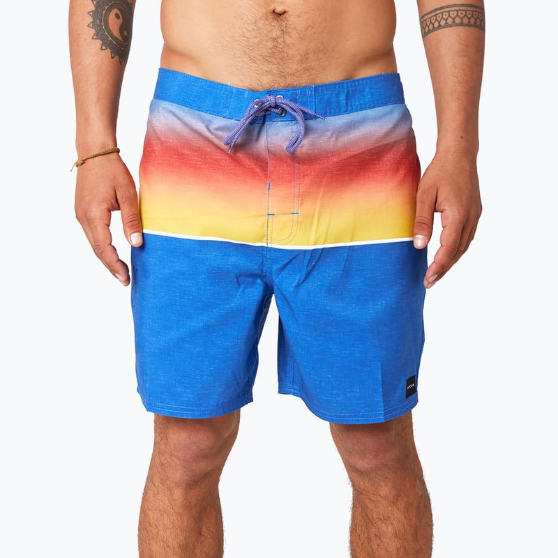 Szorty kąpielowe męskie Rip Curl Allover Semi Elastic retro blue