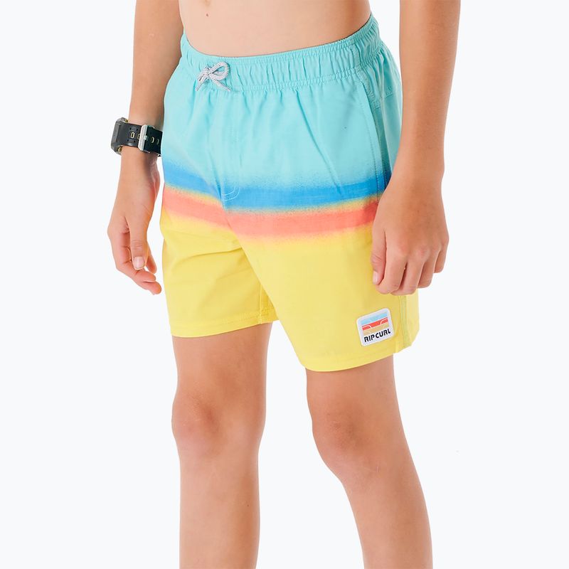 Szorty kąpielowe dziecięce Rip Curl Surf Revival Volley aqua 5