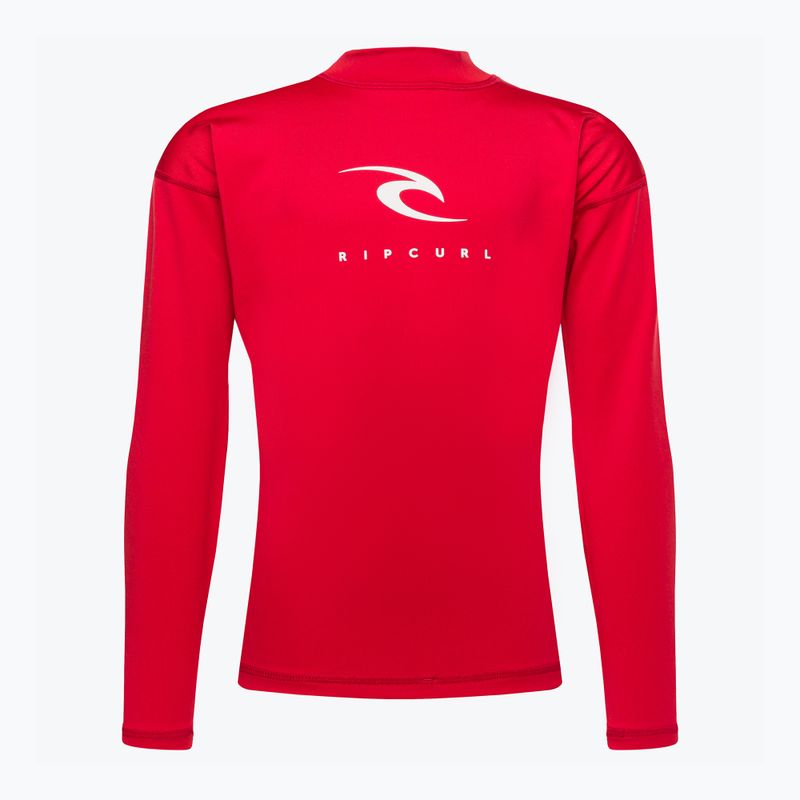 Longsleeve do pływania dziecięcy Rip Curl Corps Rash Vest red