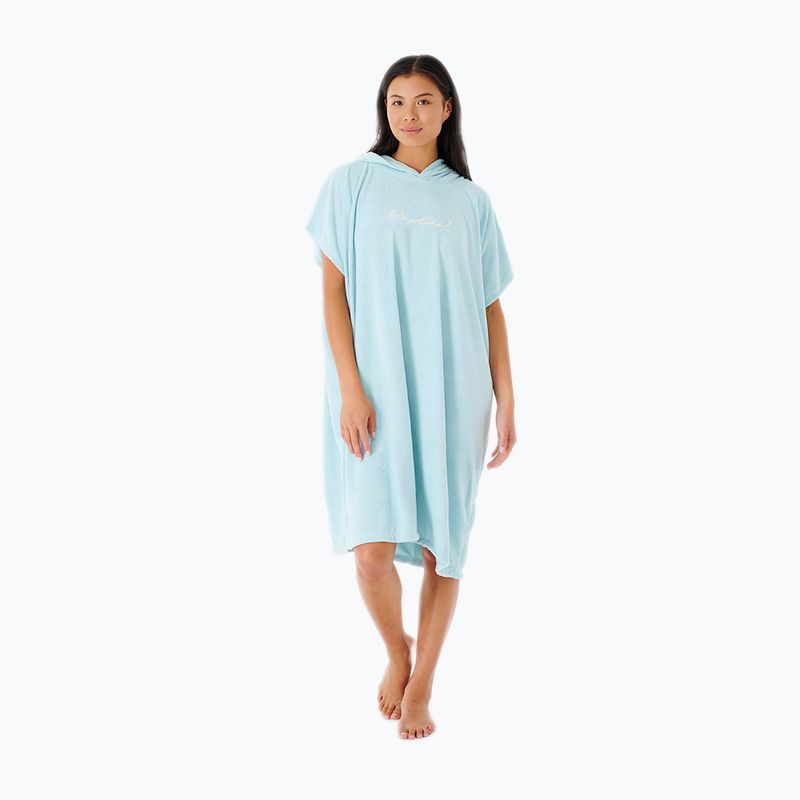 Ponczo damskie Rip Curl Script aqua