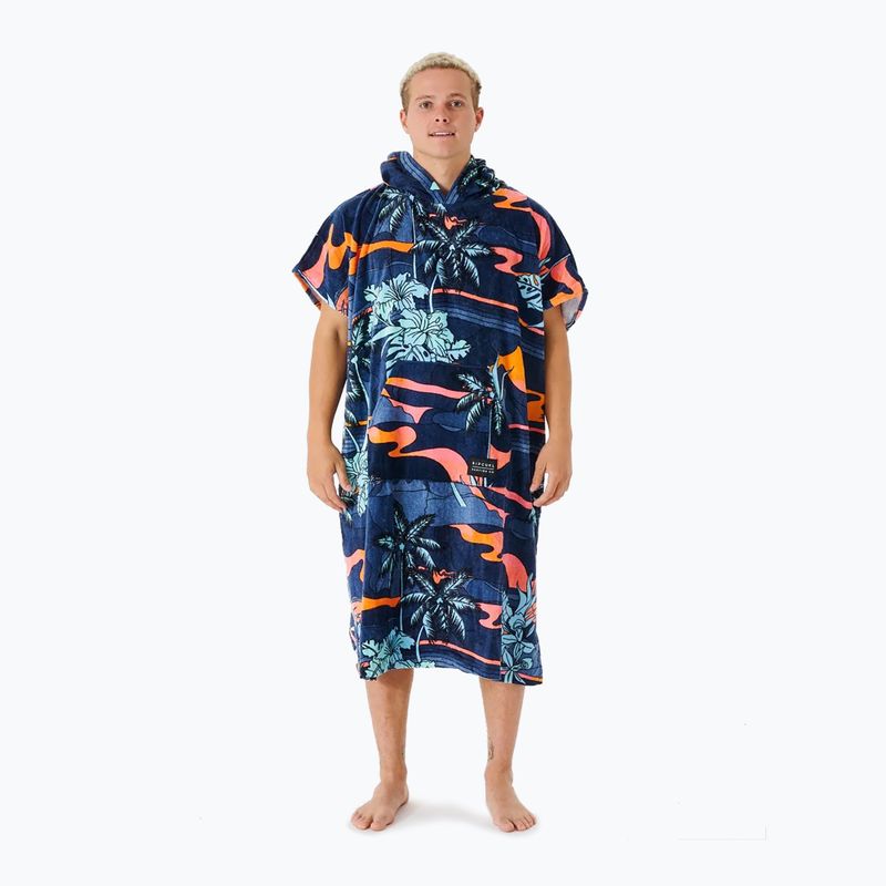 Ponczo męskie Rip Curl Combo Print navy/orange