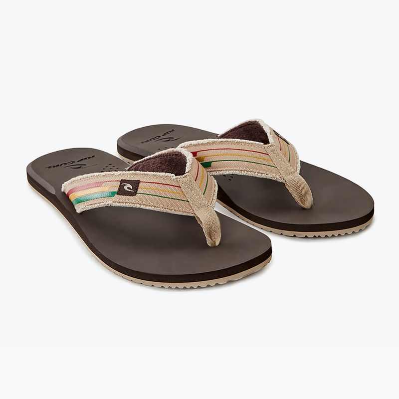 Japonki męskie Rip Curl Reactor Open Toe brown/tan 9