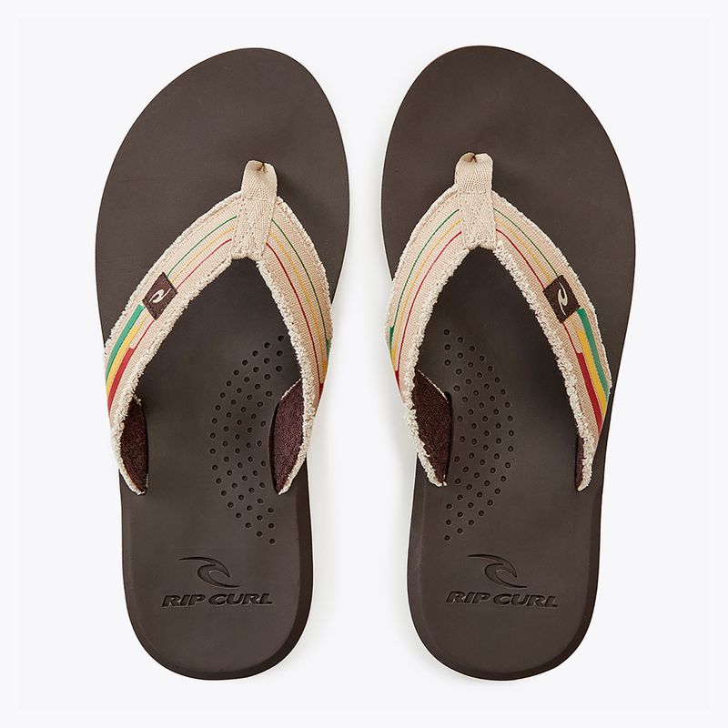 Japonki męskie Rip Curl Reactor Open Toe brown/tan 11