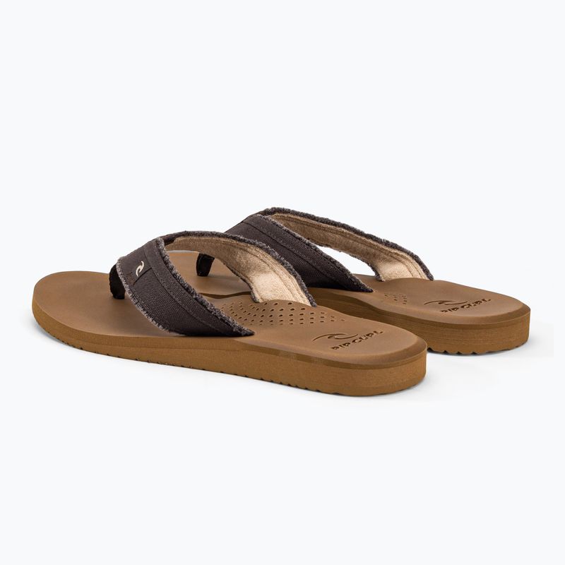 Japonki męskie Rip Curl Reactor Open Toe brown/tan 3