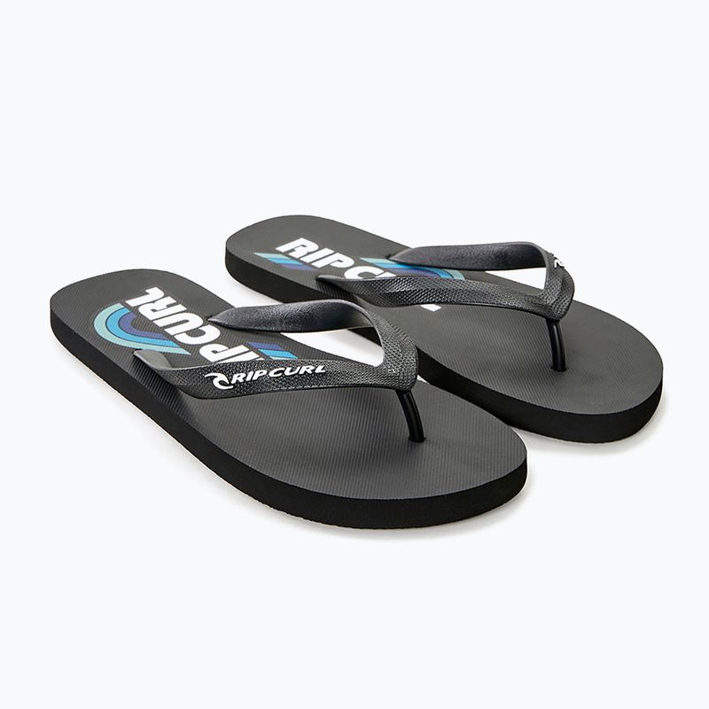 Japonki męskie Rip Curl Surf Revival Logo Open Toe black/grey/blue 9