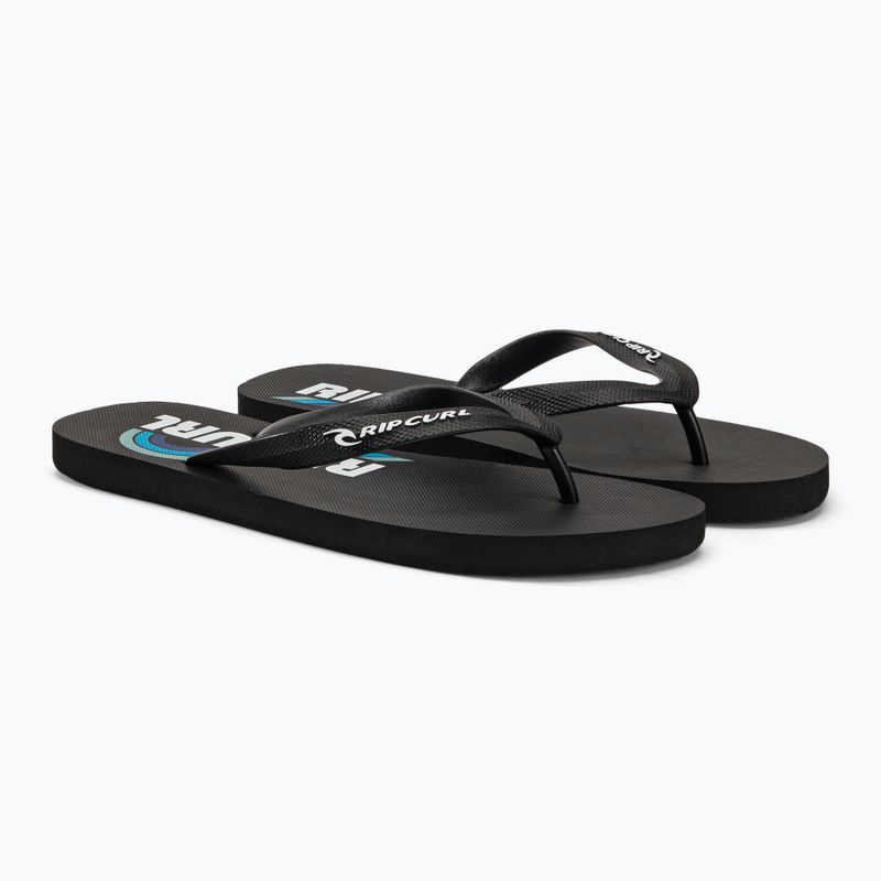 Japonki męskie Rip Curl Surf Revival Logo Open Toe black/grey/blue 4