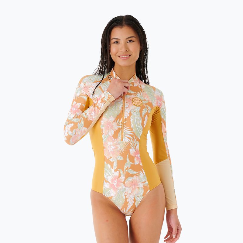 Strój kąpielowy jednoczęściowy damski Rip Curl Always Summer UPF 50+ Surfsuit gold
