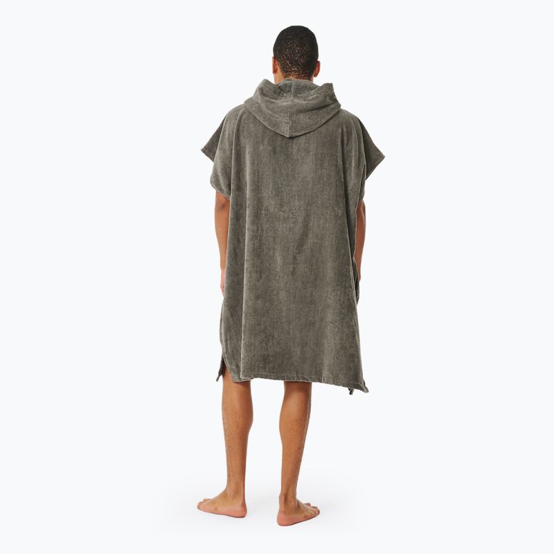 Ponczo męskie Rip Curl Logo Hooded grey 3