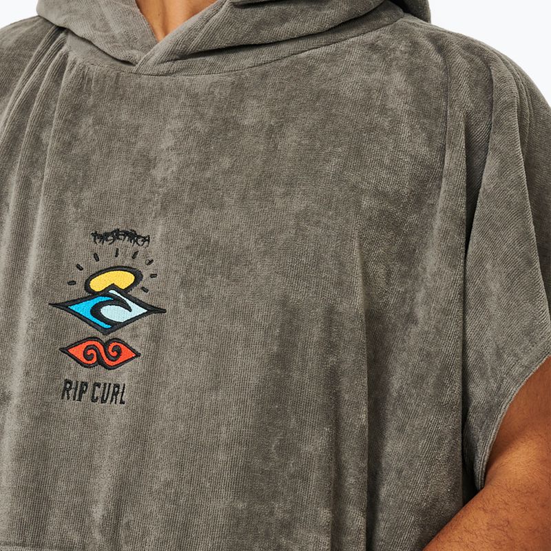 Ponczo męskie Rip Curl Logo Hooded grey 6